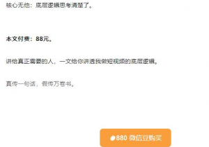 抖音神秘牛人：我做抖音这件事（3）3000字长文（付费文章）-